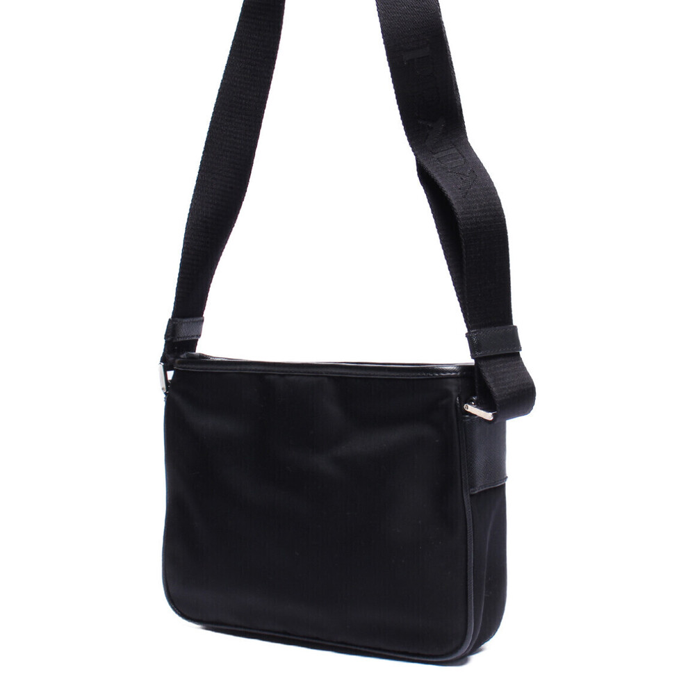 Prada Crossbody Neoprene Sport Bag Black
